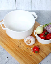 Wilmax Auflaufform mit Griffen 510 ml Weißporzellan WL-997034/A